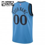Maillot NBA Los Angeles Clippers Personnalisable Nike 2024-25 City Edition Bleu Swingman - Enfant